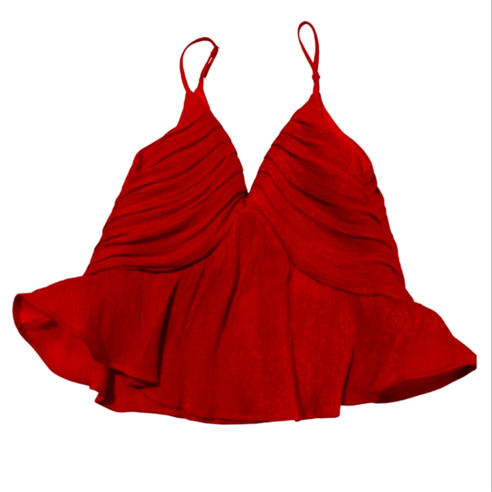 Line & Dot Rianne Tank Top Red - Picture 4 of 10